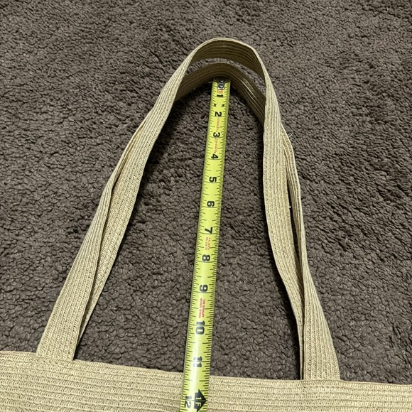 Bijoux Terner Snap Top Shoulder Bag-100% Paper-Natural Beige Color-GUC - Picture 11 of 16